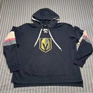 Adidas Hockey Vegas Golden Knights Men’s Sz XL Hoodie Sweatshirt Black Jersey
